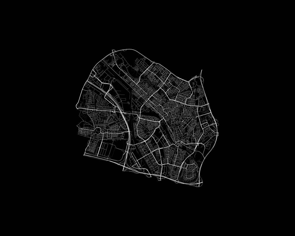 Mapa de Utrecht, negro