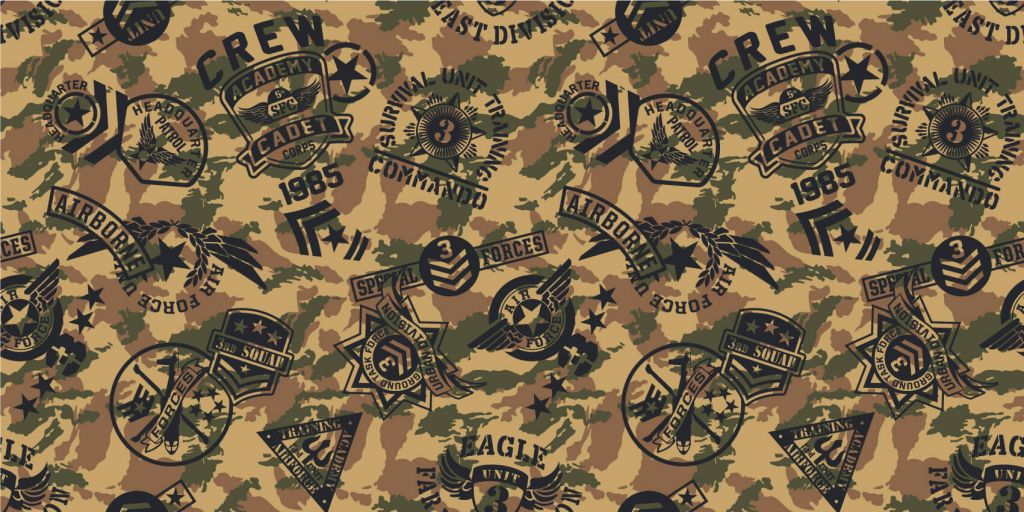 Camuflaje con logotipos