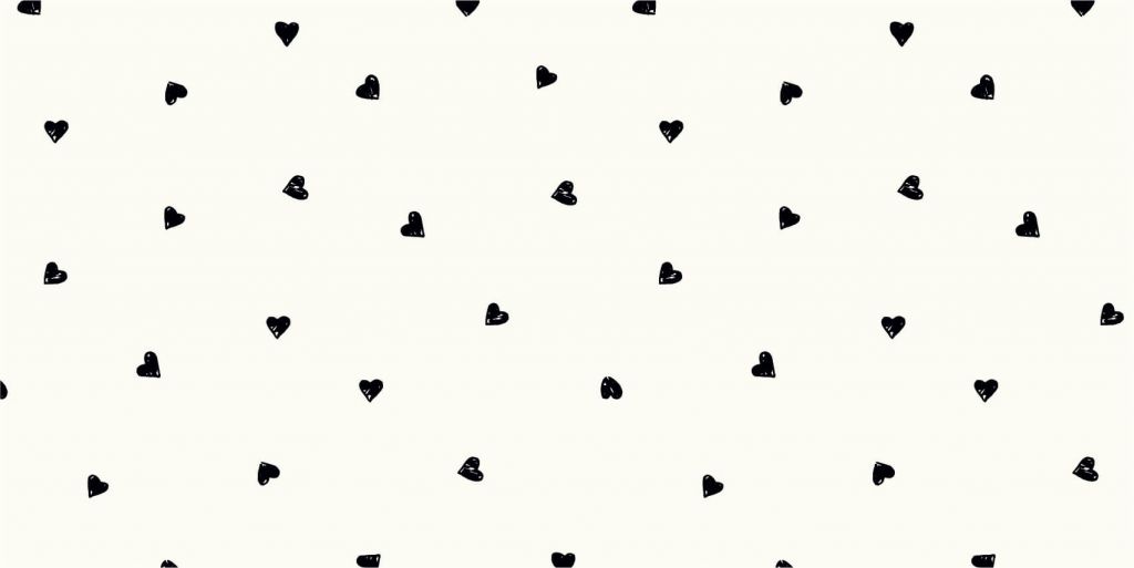 Pequeños corazones negros