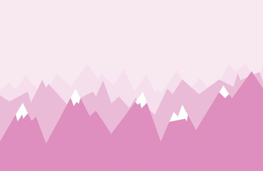 Montañas rosas