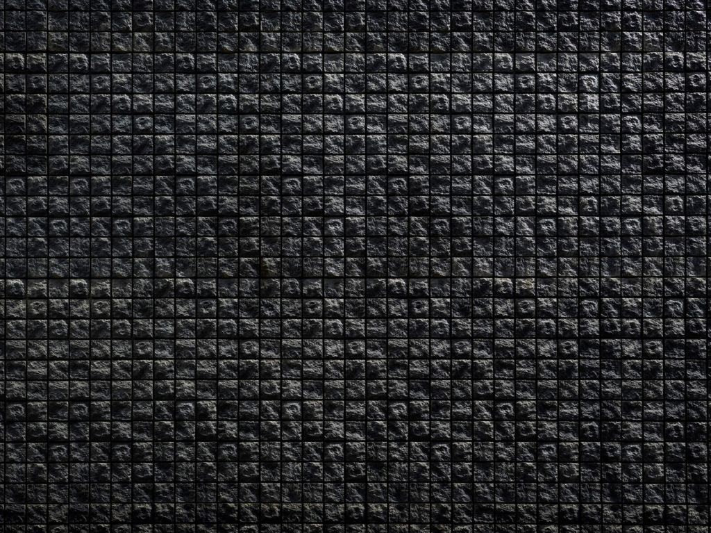Ladrillos negros cuadrados