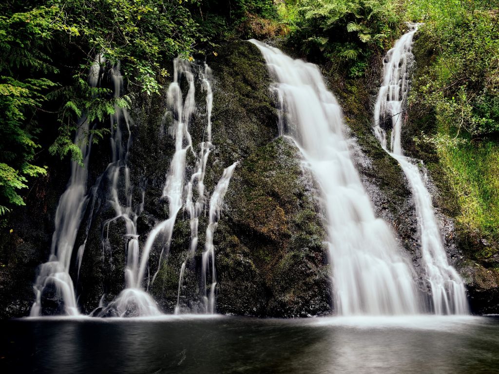 Cascada con 4 arroyos