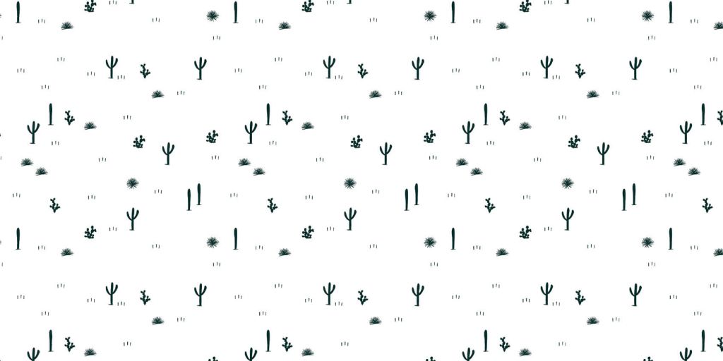 Patrón de cactus