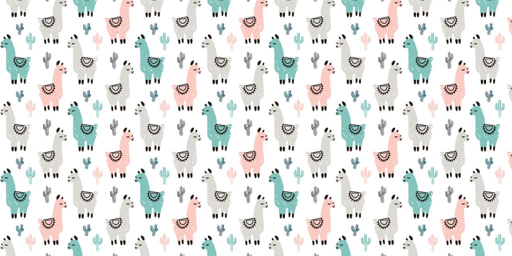 Llamas de colores