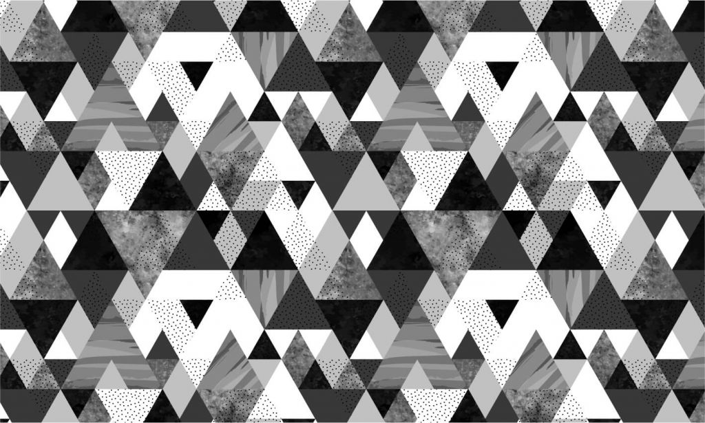 Patrón de azulejos en blanco y negro