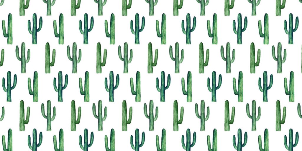 Patrón de cactus