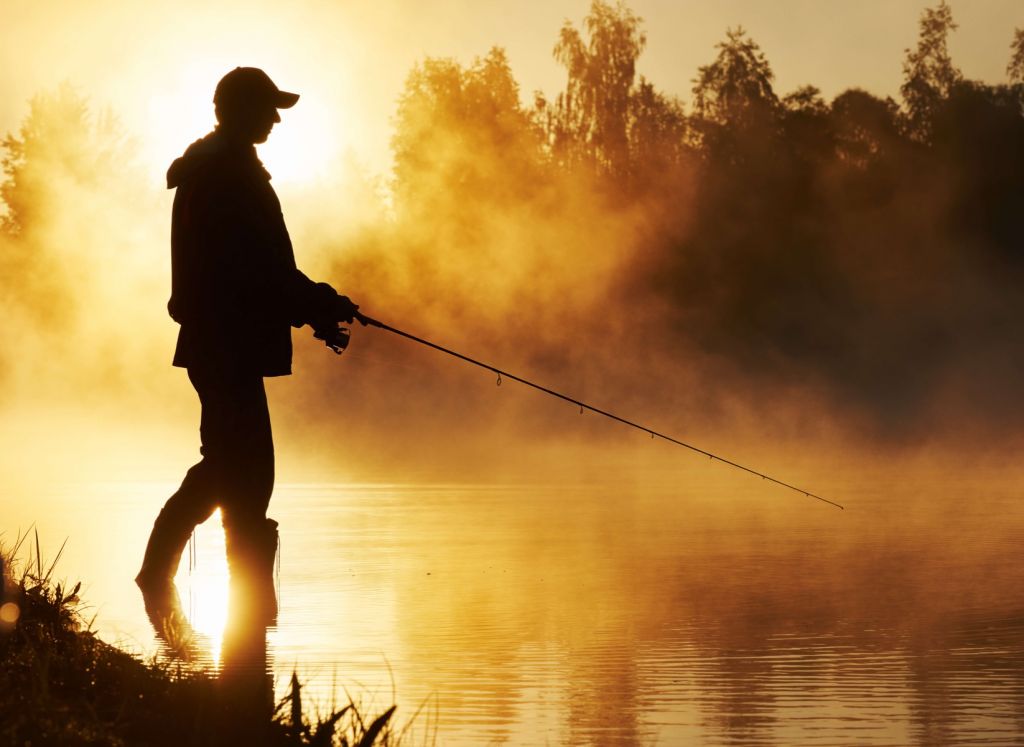 Pescador al amanecer