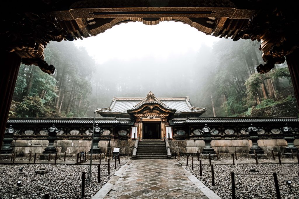 Antiguo templo japonés