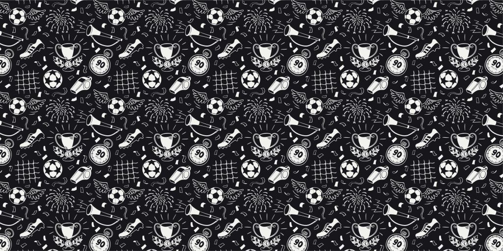 Fútbol en blanco y negro