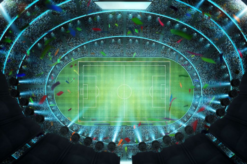 Vista superior del estadio