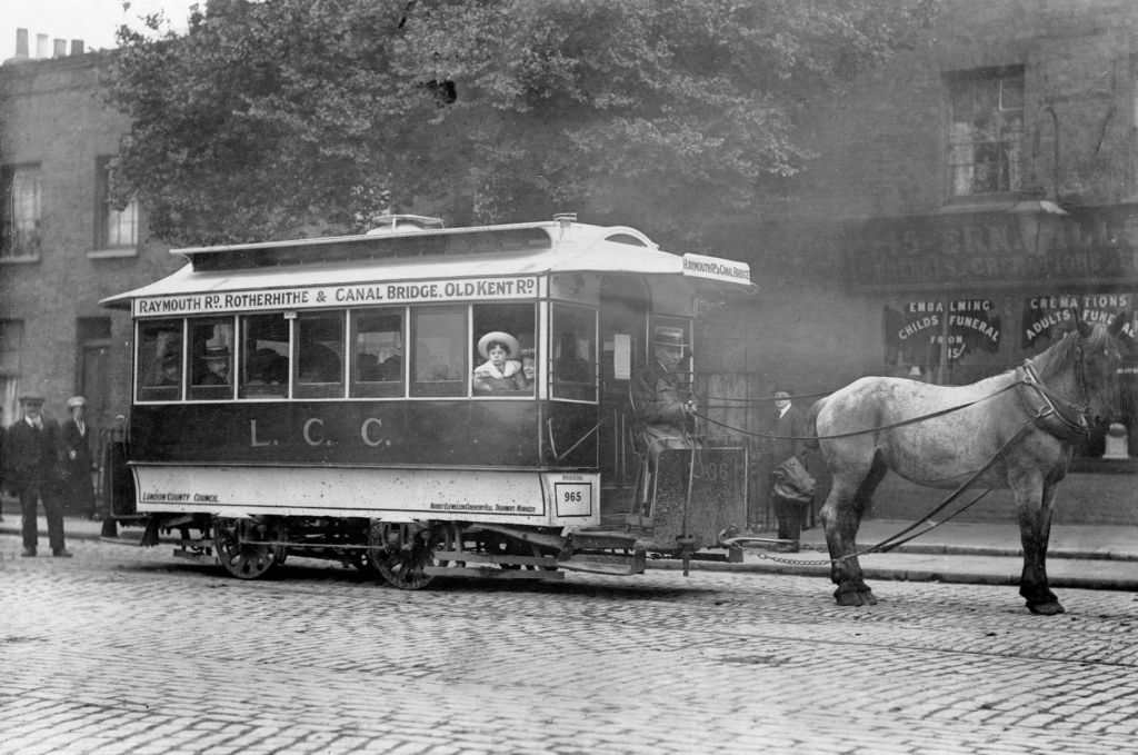 Tranvía de caballos