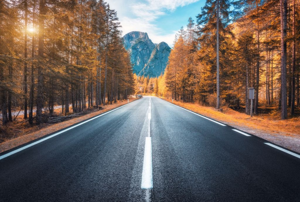 Carretera en otoño