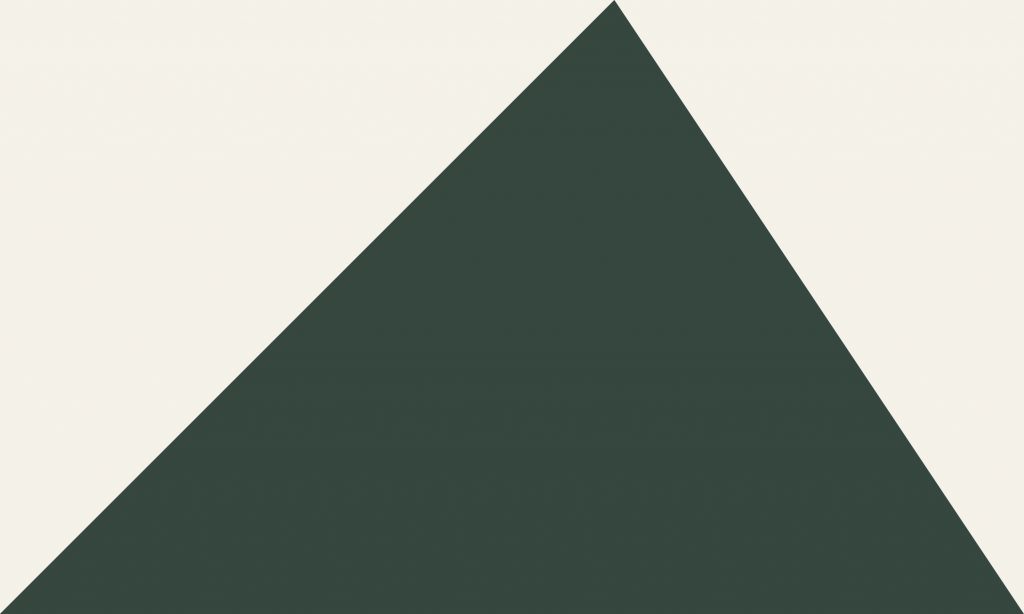 Triángulo, verde oscuro