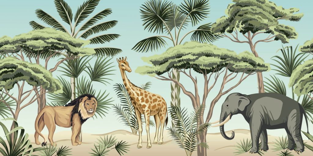 Animales de la selva tropical