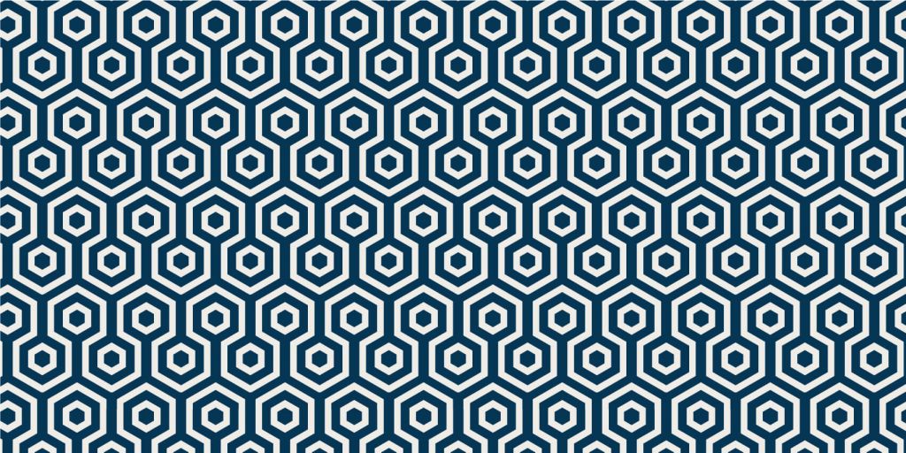 Hexágonos azul oscuro