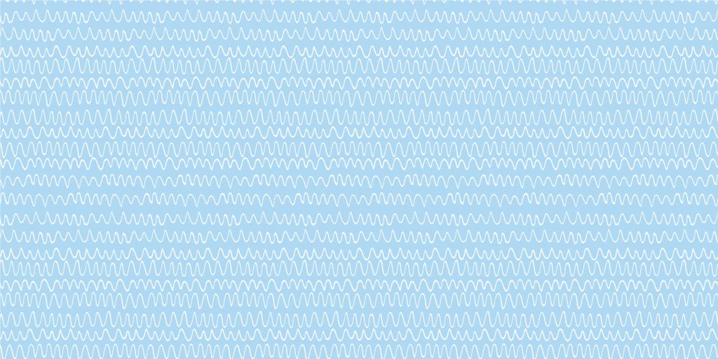 Pequeñas olas blancas