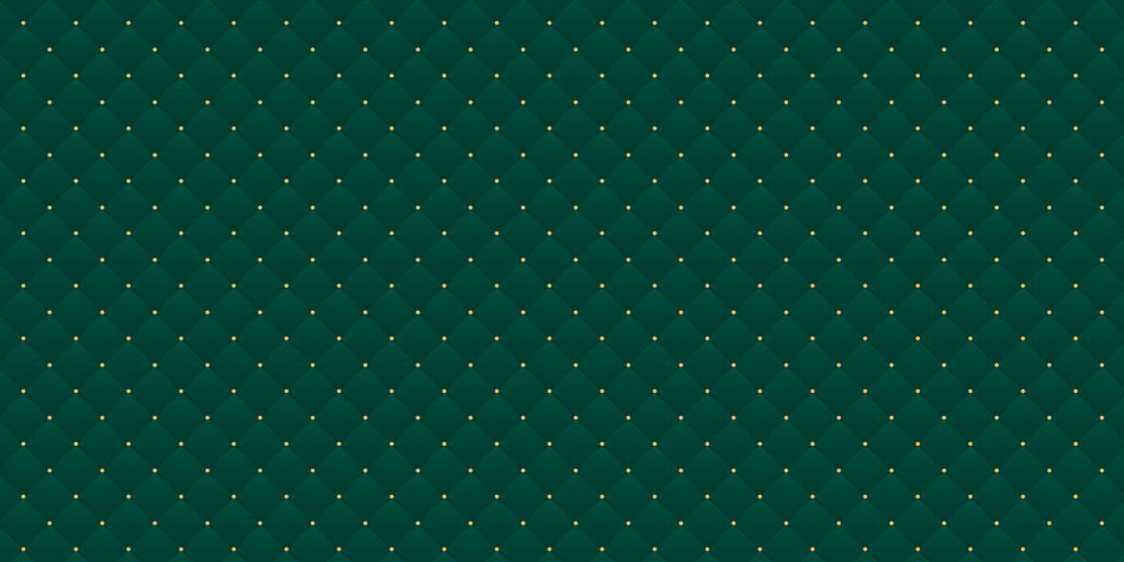 Patrón chesterfield verde oscuro