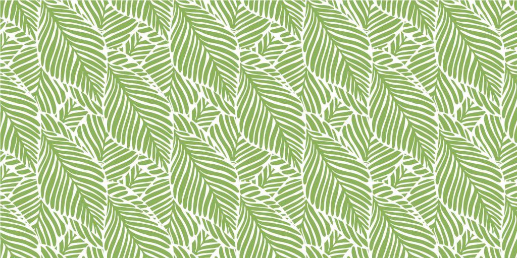 Patrón de hojas verdes