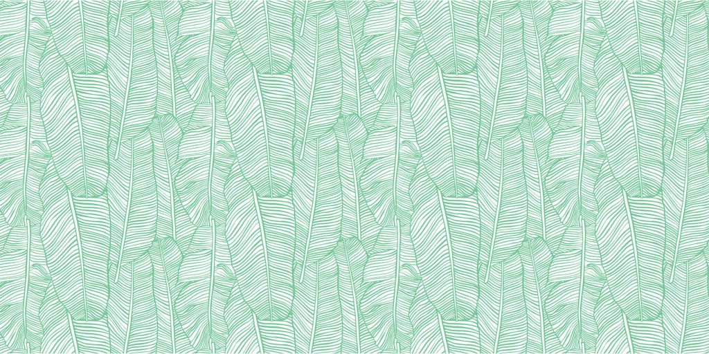 Patrón de hojas verdes
