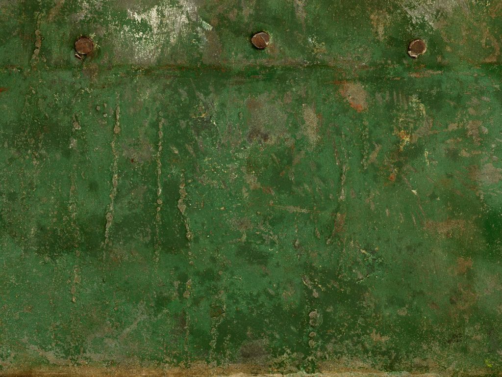 Metal oxidado verde