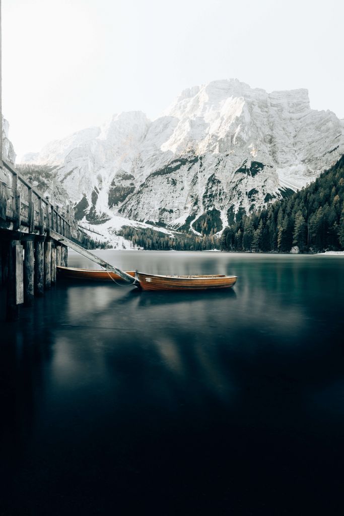 El Lago de Braises congelado