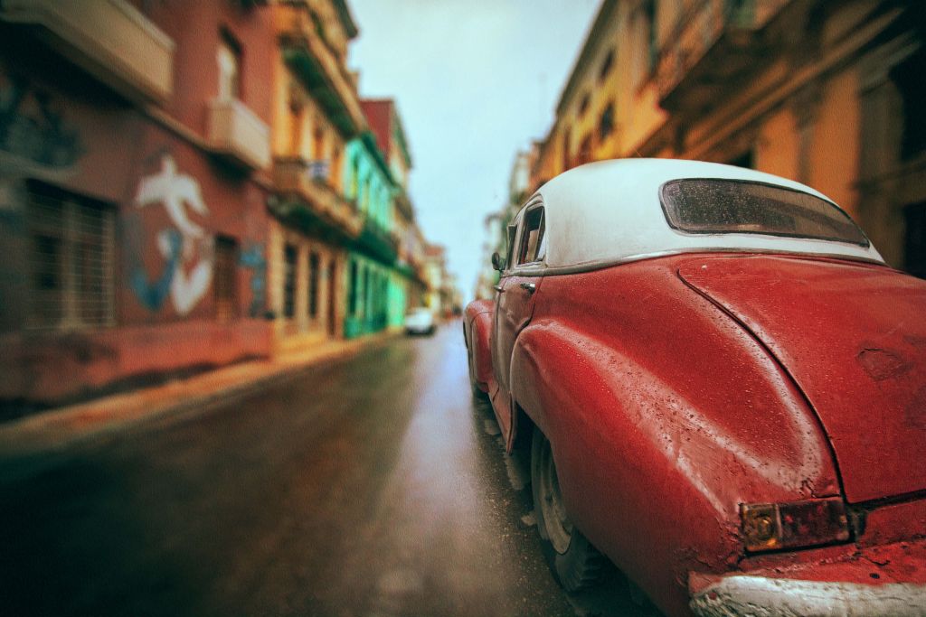 Coche de la calle Cuba