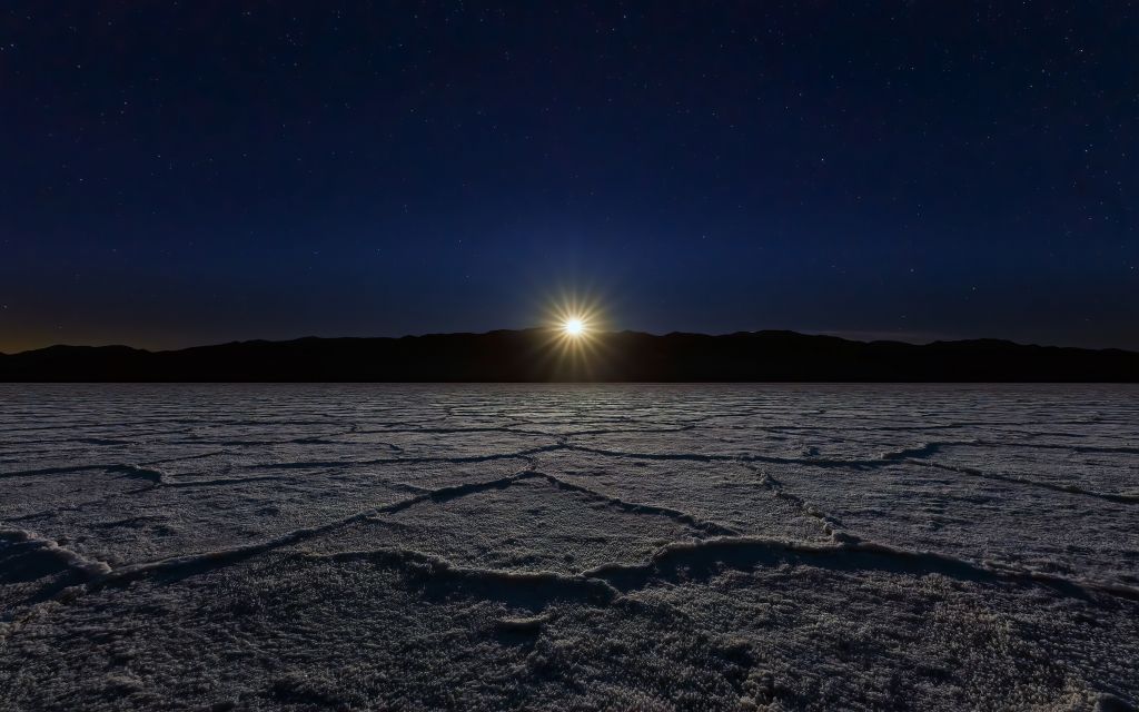Puesta de sol en el Valle de la Muerte