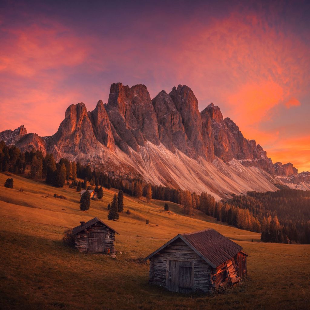 Cabañas en los Dolomitas