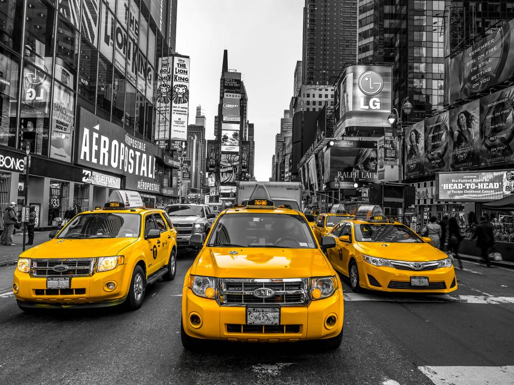 Taxi en Broadway