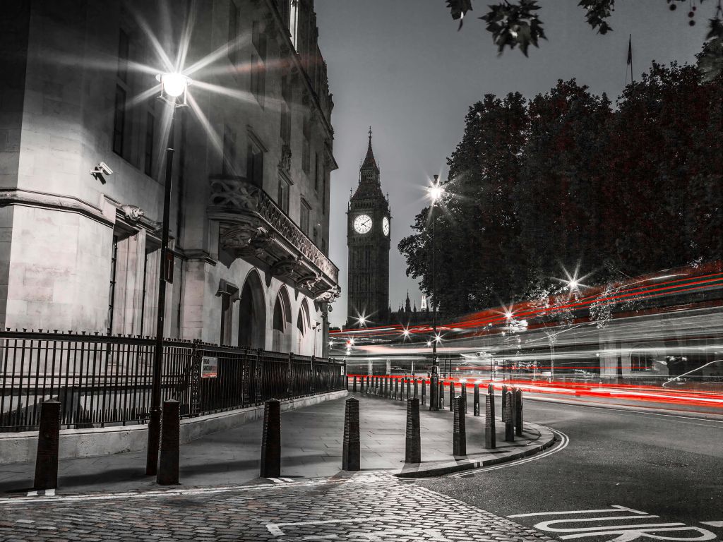El Big Ben desde la calle