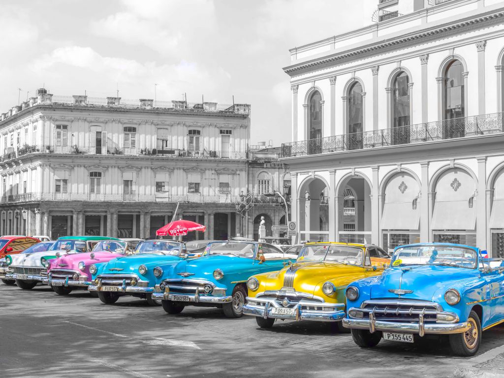 Coches de colores