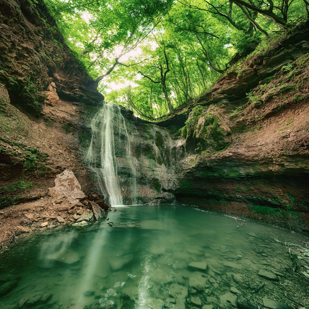 Cascada de montaña