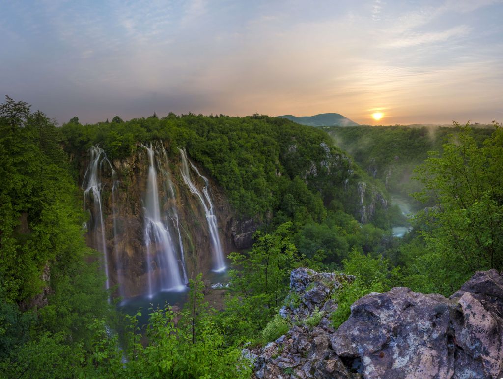 Cascada en Croacia