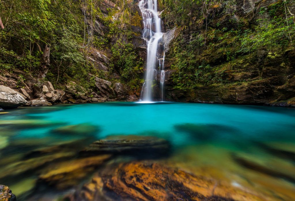 Cascada turquesa