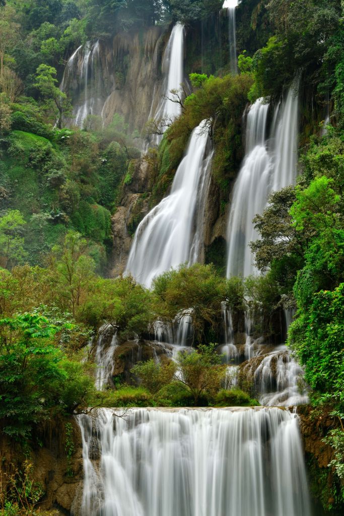 Una gran cascada