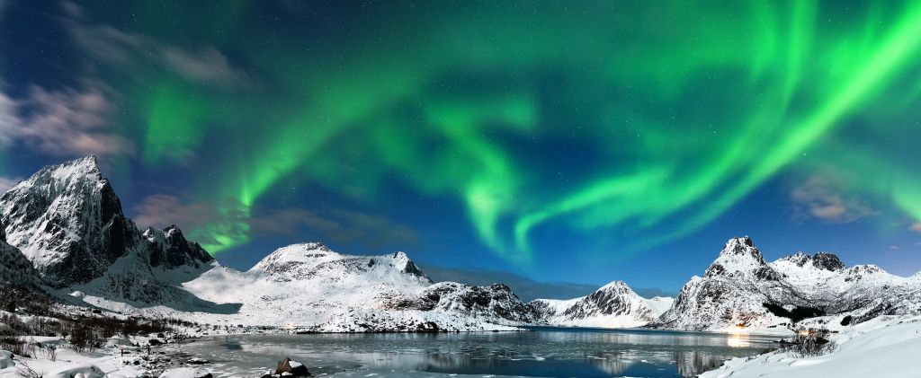 Aurora boreal en Noruega