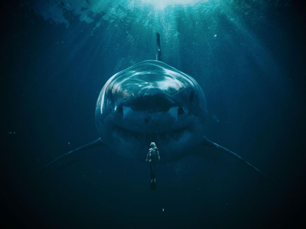 Un gran tiburón
