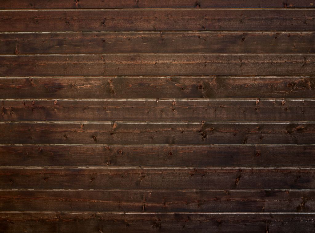 Tablas de madera oscura