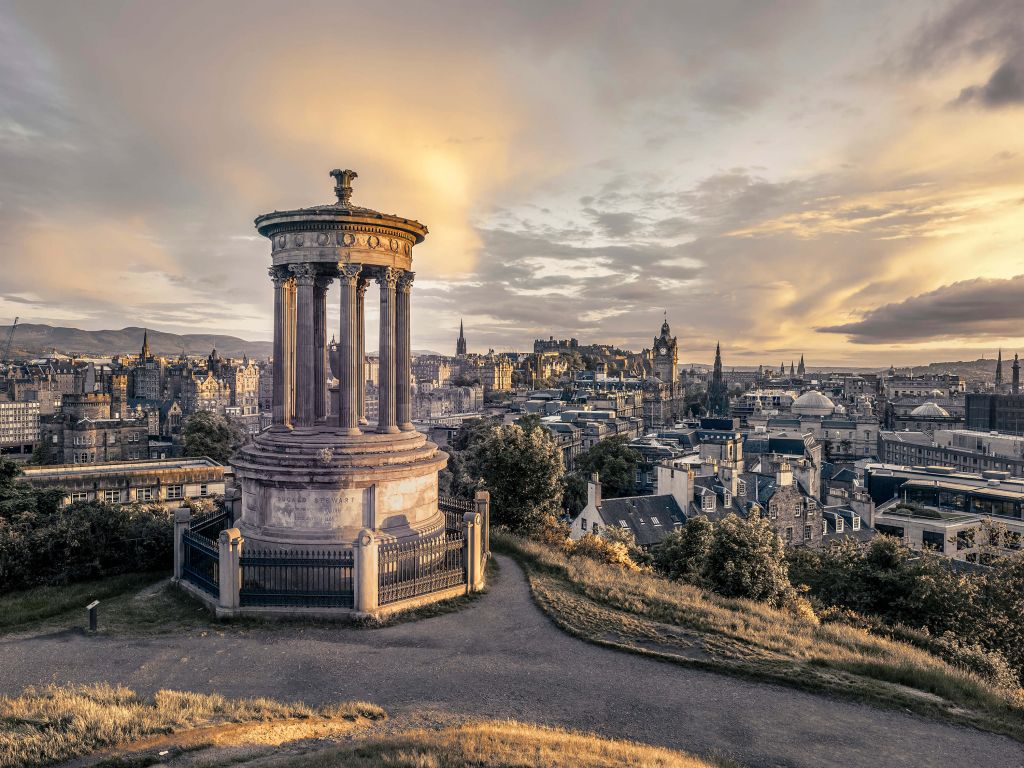 Vista sobre Edimburgo