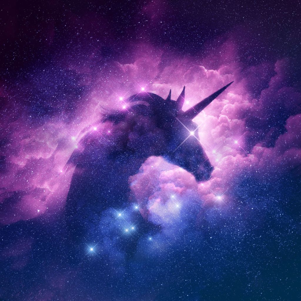 Silueta de unicornio