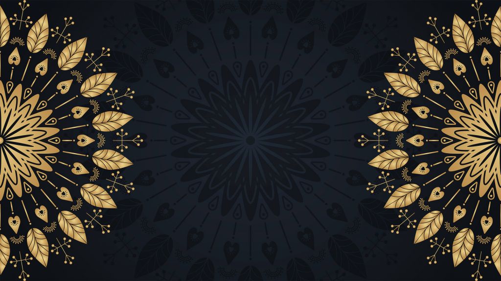 Hojas en mandalas