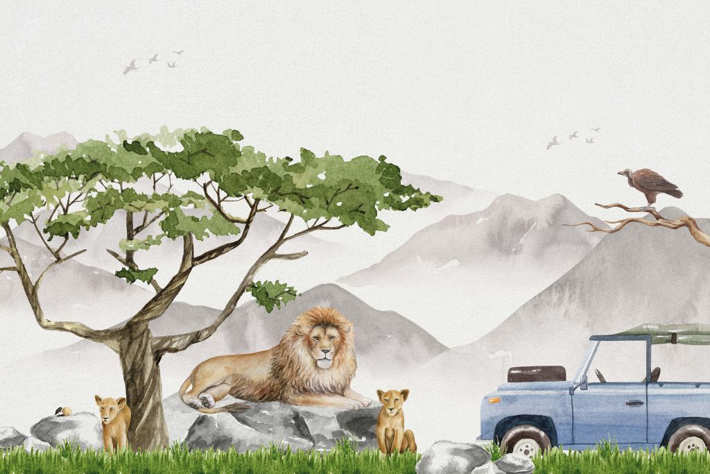 Safari de leones