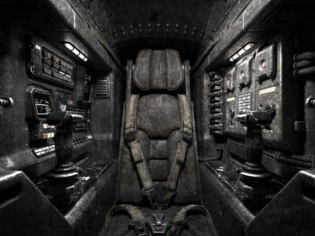 Silla en la nave espacial