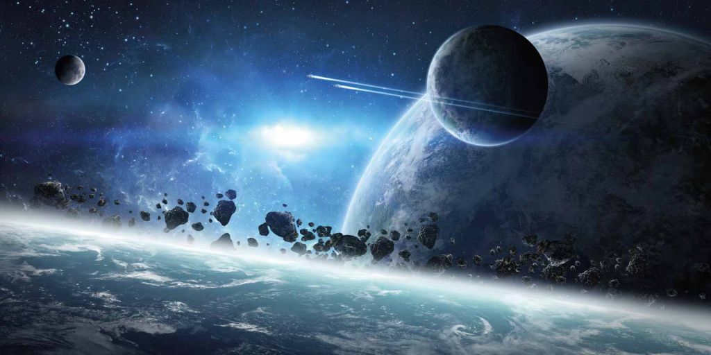 Amanecer en el espacio