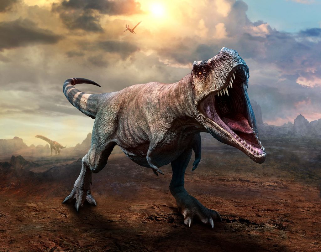 Tiranosaurio Rex agresivo