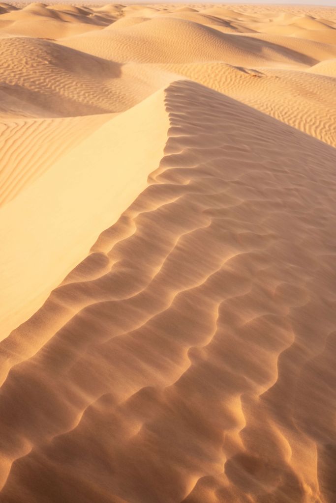 Dunas de arena desde arriba