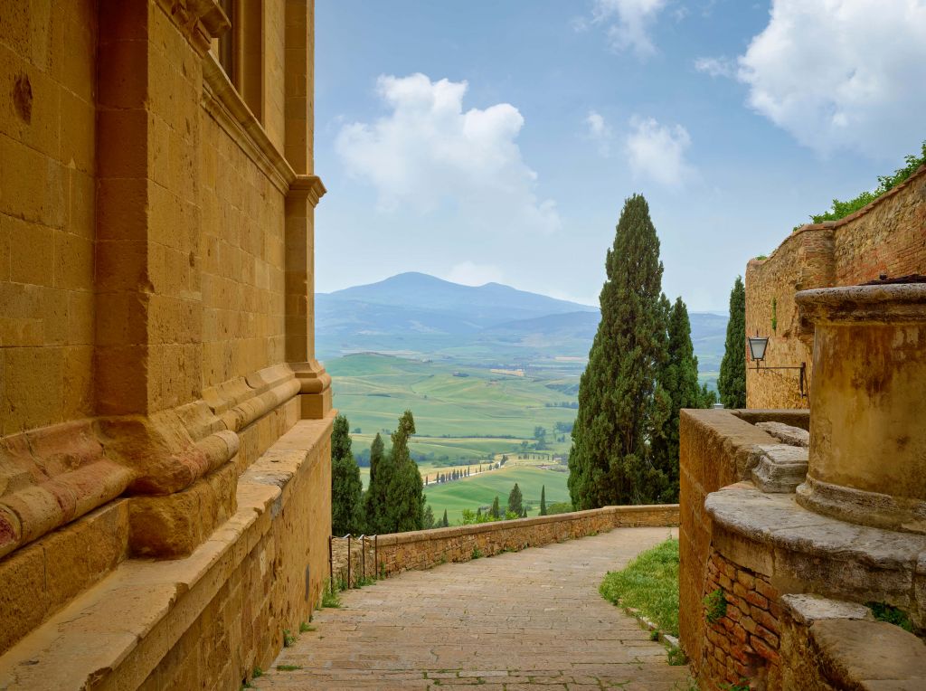 Escaleras de un pueblo italiano