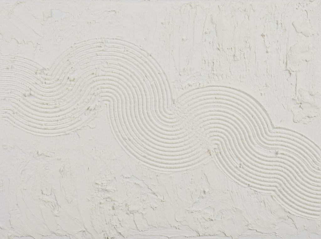 Textura de jardín zen