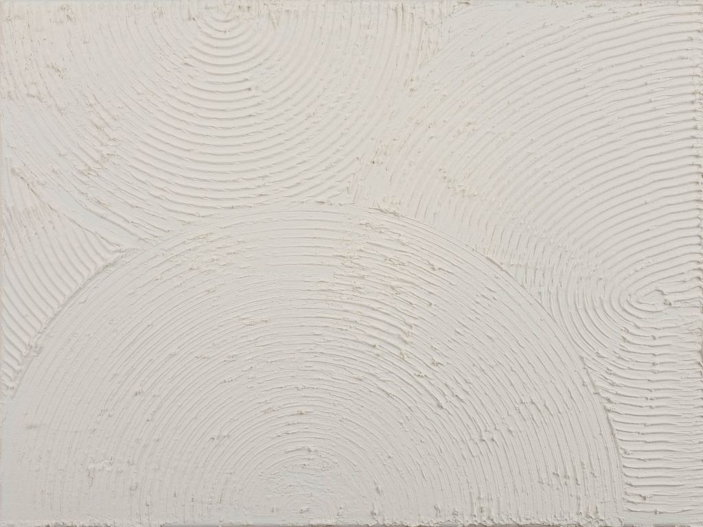 Círculos Zen en blanco roto
