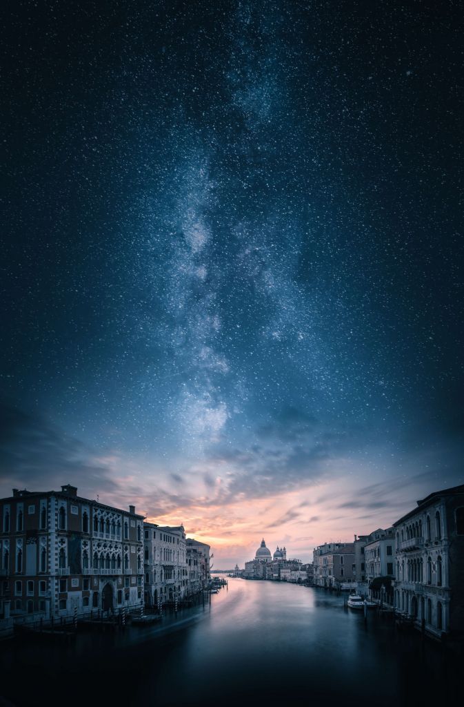 Vía Láctea en Venecia